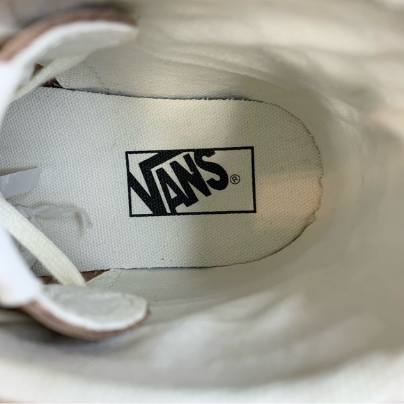 Vans - Off the Wall Sk8-Hi Tapered Soft Leather Hi-Top Sneakers - Size M8/W9.5 - Picture 15 of 16